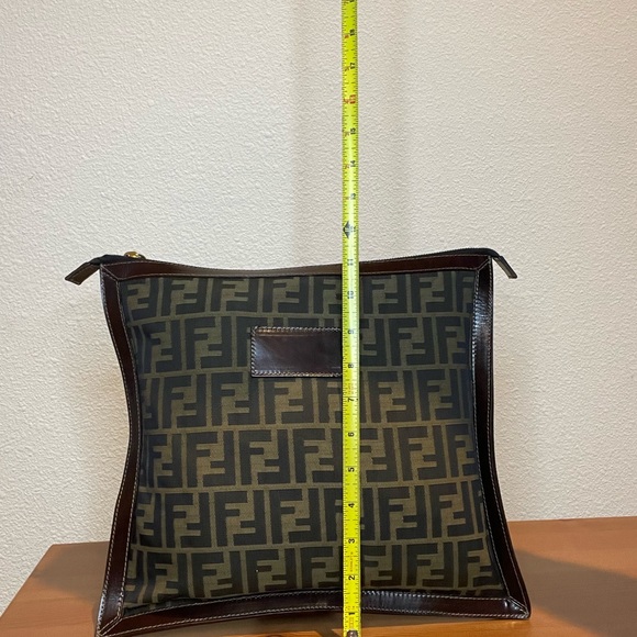 FENDI💎 Zucca Canvas Clutch Bag - Picture 5 of 5